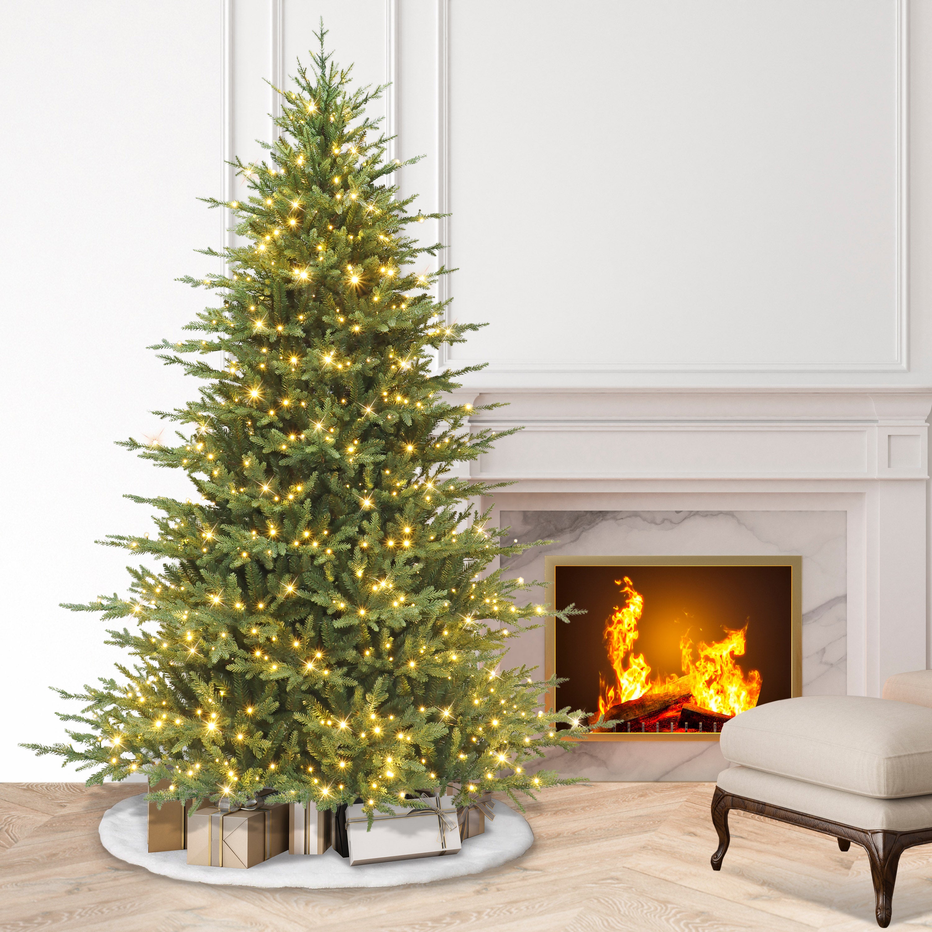 7.5ft. Pre-Lit Fir Tree